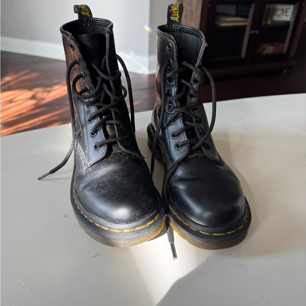 Dr. Martens Black Leather Shoes